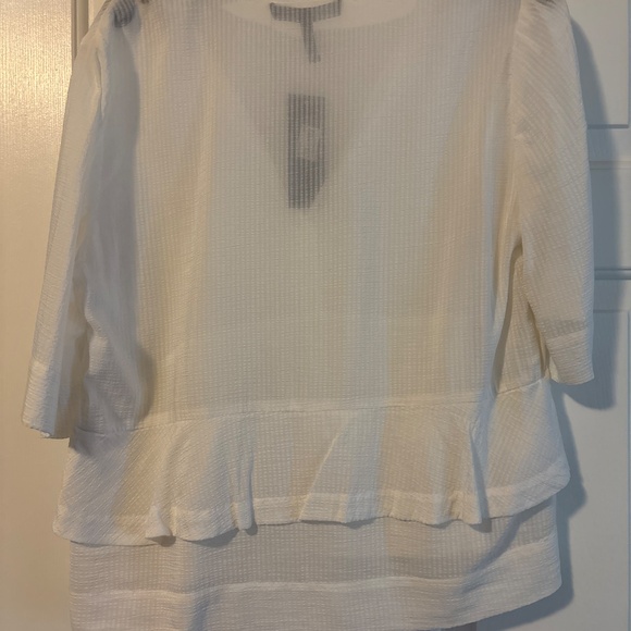 BCBG MaxAzria white blouse - Picture 5 of 7